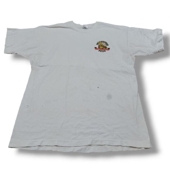 90s Vintage Fruit Of The Loom Shirt Size XL Moosehead Canadian Lager Beer Shirt - Picture 1 of 13